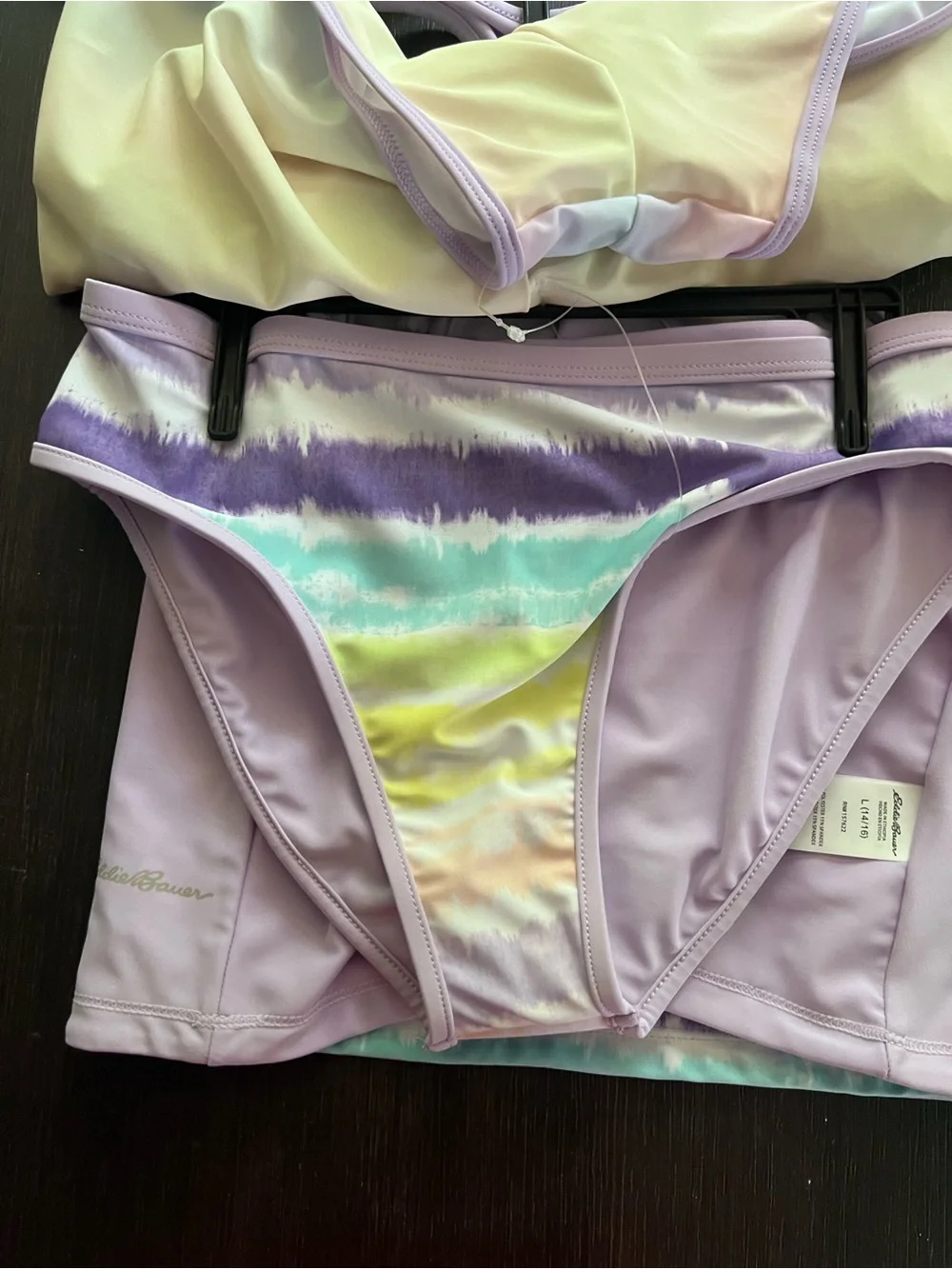 Eddie Bauer Girl's 4-Piece Mix & Match Swim Set - L (14/16) NEW